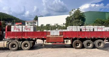 洛阳 芝麻灰花岗岩地铺石出货日常