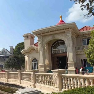 洛阳 黄金麻花岗岩欧式别墅