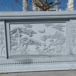 洛阳 芝麻白大型照壁，屏风，影壁