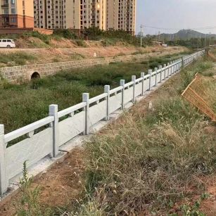 洛阳 白麻河道栏杆效果展示图