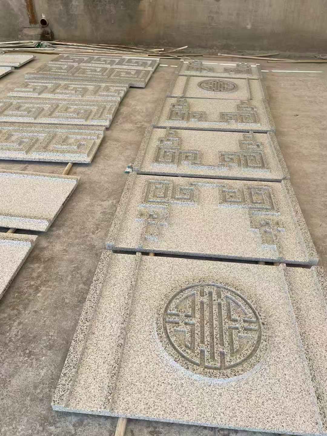 洛阳 白麻花岗岩外墙立面雕刻板