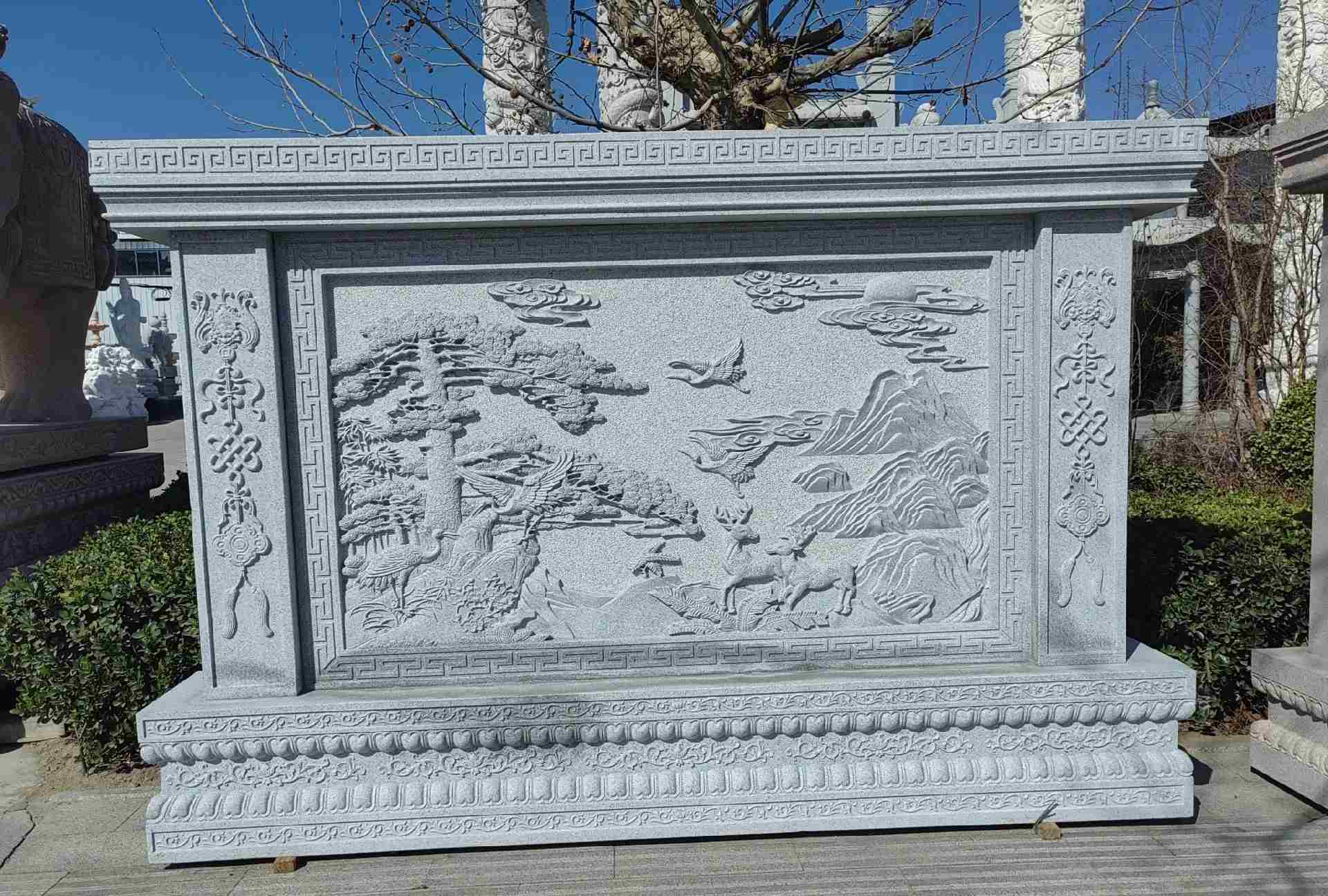 洛阳 芝麻白大型照壁，屏风，影壁