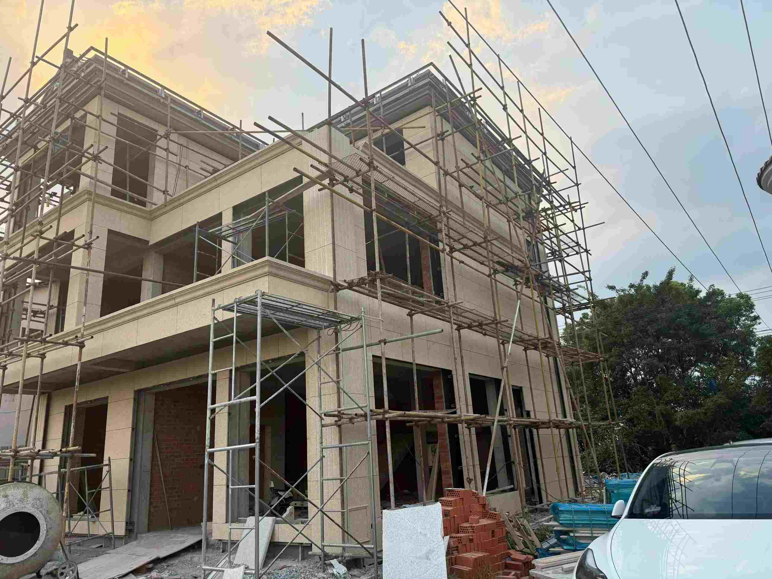 洛阳 黄金麻荔枝面花岗岩外墙干挂