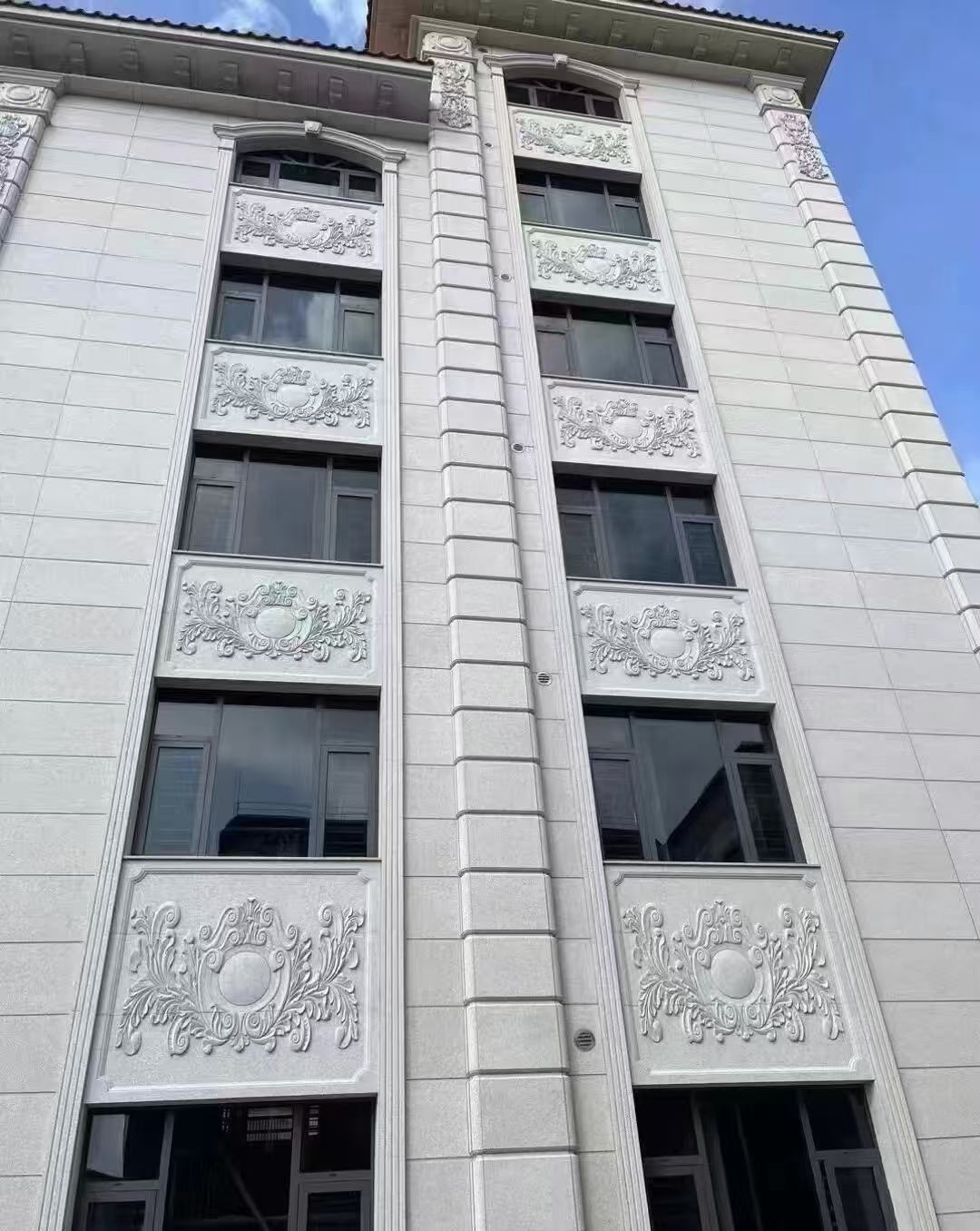 洛阳 白麻荔枝面花岗岩别墅外墙干挂