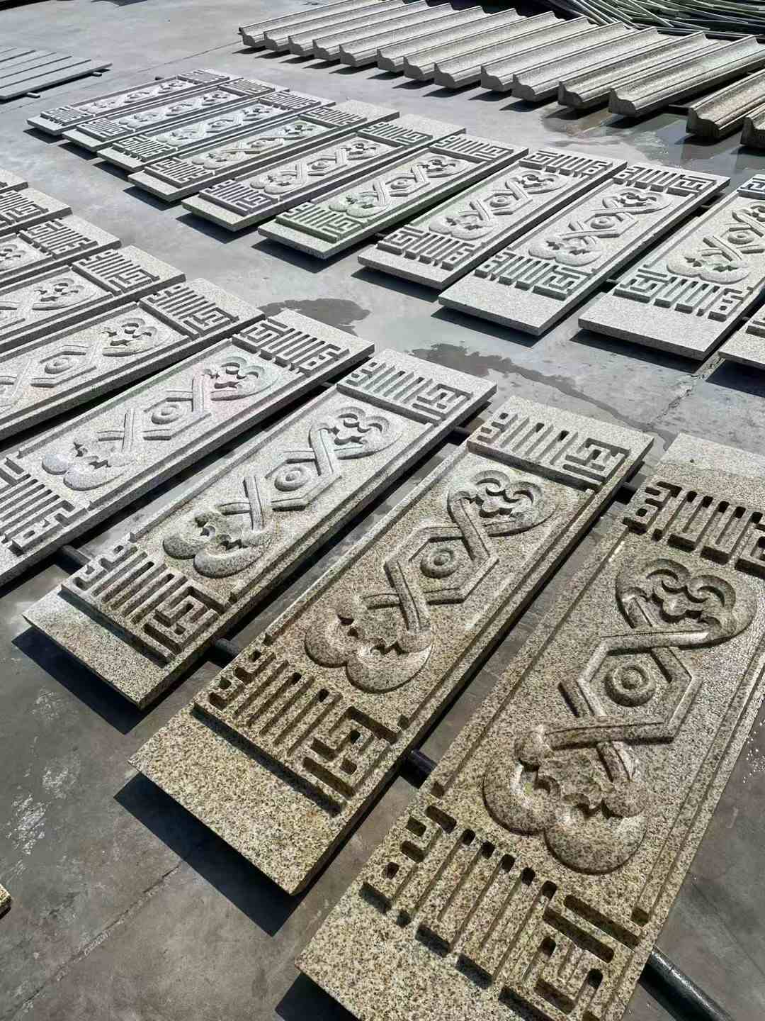 洛阳 黄金麻花岗岩外墙雕刻板