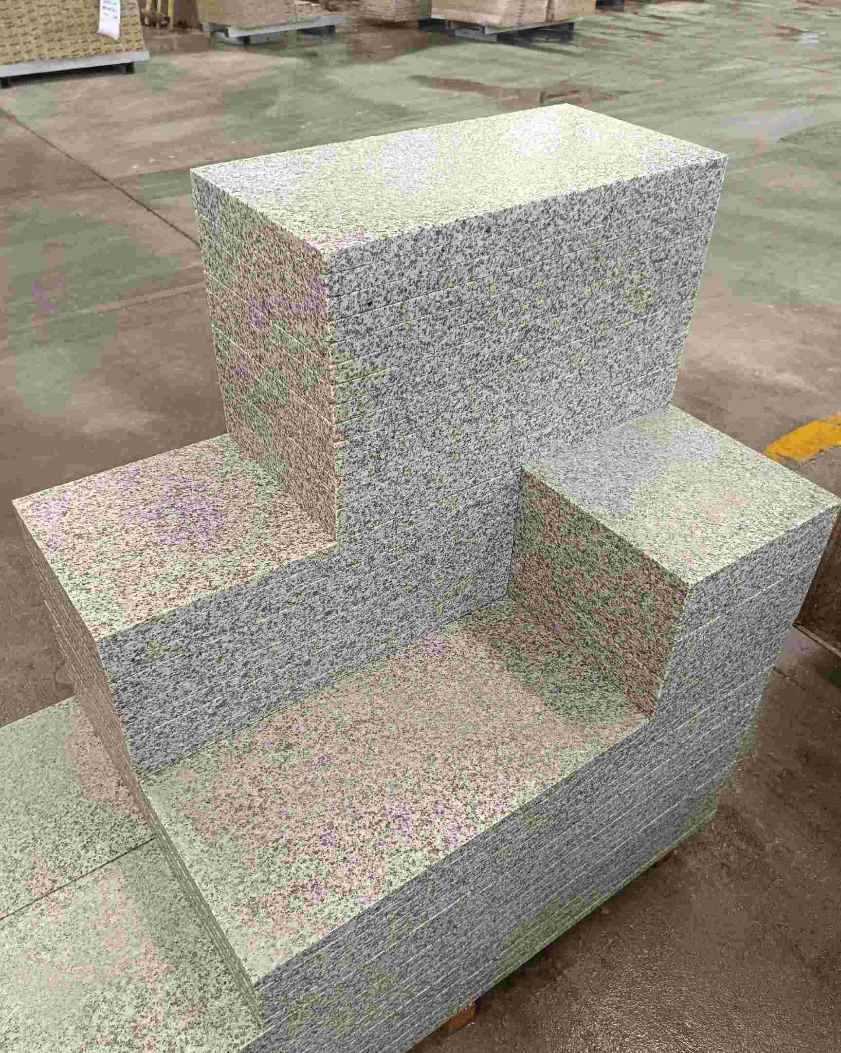 洛阳 白麻花岗岩荔枝面地铺石