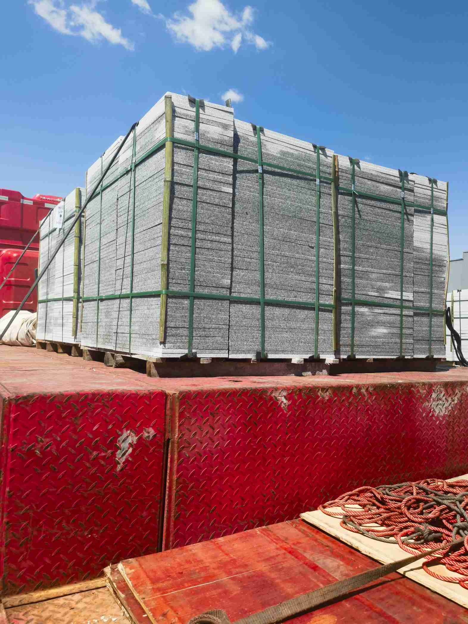 洛阳 芝麻白火烧规格板地铺石300*600/600*600