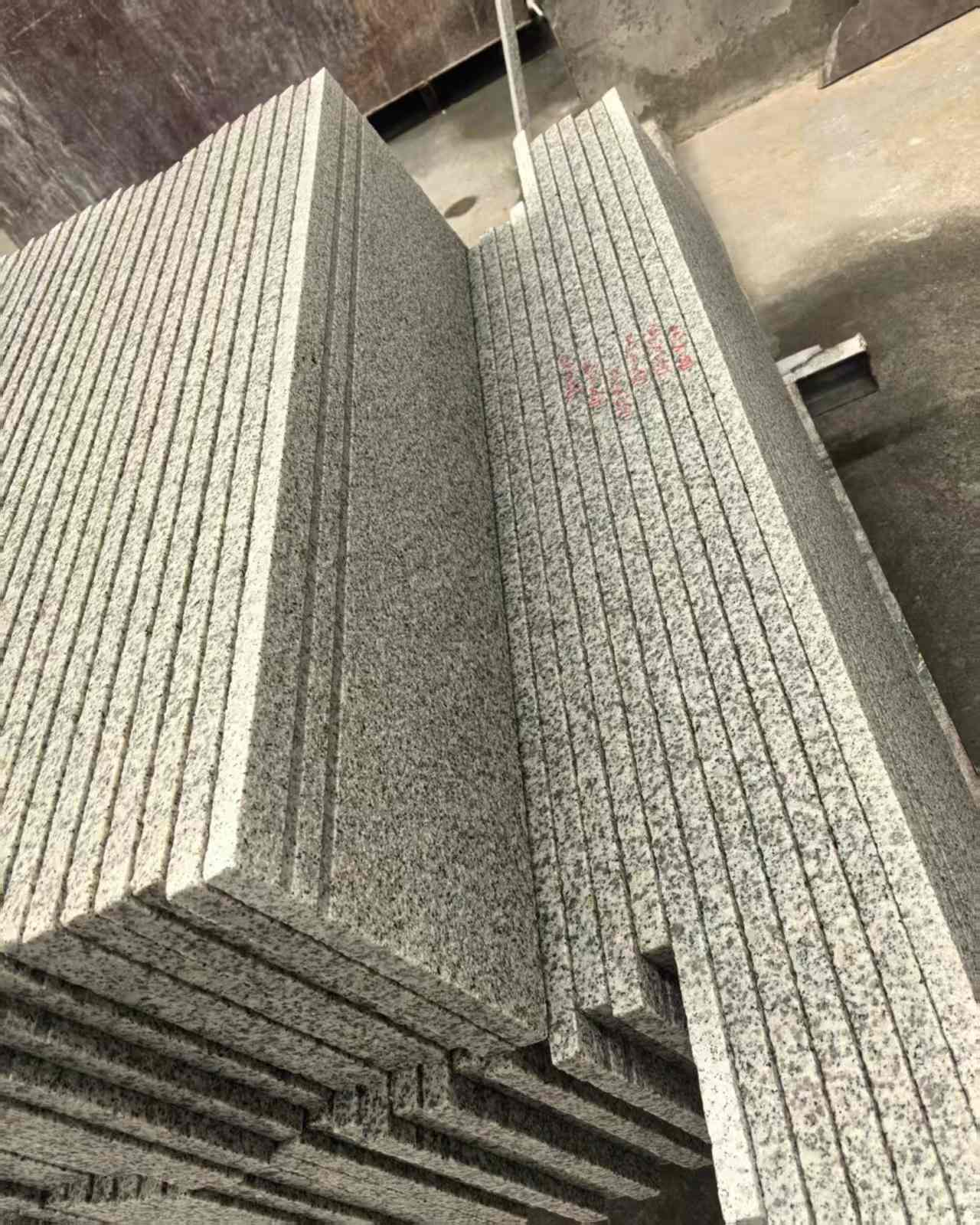 洛阳 白麻荔枝面花岗岩楼梯踏步